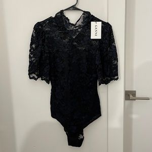 Ganni Lace Bodysuit - NWT